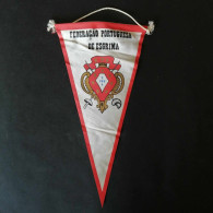 Portugal Fédération Escrime Fanion Fencing Federation Pennant Federação Portuguesa De Esgrima Bandeirola C.1970 - Fechten