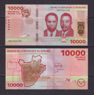 BURUNDI -  2022 10000 Francs UNC Banknote - Burundi