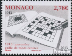 Monaco 3156 (kompl.Ausg.) Postfrisch 2013 Kreuzworträtsel - Ongebruikt