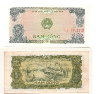 Vietnam 5 Dong 1976 P-81 UNC Foxing - Vietnam