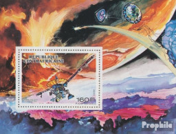 Zentralafrikanische Republik Block513 (kompl.Ausg.) Ungezähnt Postfrisch 1990 Galileo - Unused Stamps