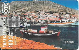 Greece: OTE 10/96 Island Of Chalki - Grèce