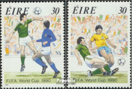 Irland 712-713 (kompl.Ausg.) Postfrisch 1990 Weltmeisterschaft - Neufs