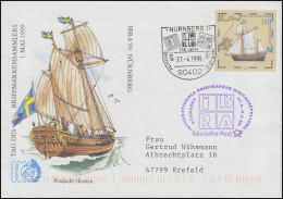 USo 8 IBRA NÜRNBERG: Zusätzlicher Violetter IBRA-Cachet-Stempel, ESSt 27.4.99 - Sobres - Nuevos