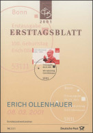 ETB 14/2001 Erich Ollenhauer, Politiker - 2001-2010
