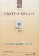 ETB 23/2001 Wasser, Lebensspender Europa CEPT - 2001-2010