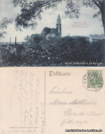 Ansichtskarte Kamenz Kamjenc Die Hauptkirche Vom Schloßberg Gesehen 1909 - Kamenz