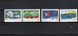 USSR Russia 1963 Space, Antarctic Set Of 4 MNH - UdSSR