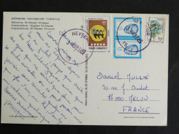 TURQUIE TURKEY TURKIYE AVEC YT 2479 2473 2406 ATATURK CAMOMILLE CODE POSTAL - GÖREME NESVEHIR CAPPADOCE EGLISE EL NAZAR - Lettres & Documents