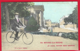 92 - BOURG-LA-REINE +++ De Bourg-la-Reine, Je Vous Envoie Mes Amitiés +++ Carte Colorisée +++ - Bourg La Reine