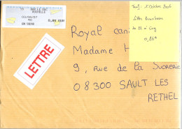 M122 - LETTRE DE BAR LE DUC ROCHELLE DU 03/08/07 - Storia Postale