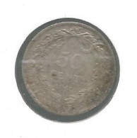 ALBERT I * 50 Cent 1910 Frans * Z.Fraai * Nr 12786 - 1 Franc