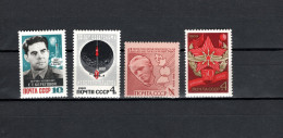 USSR Russia 1968/1969 Space, Georgiij Beregowoj, Rocket, Sputnik 1, Army, 4 Stamps MNH - Rusland En USSR