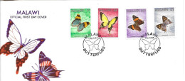 Malawi Butterfly Set FDC 1984 (stamps Alone 12 Euros) - Malawi (1964-...)