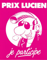 MARGERIN. RARE Autocollant PUB PRIX LUCIEN, JE PARTICIPE, Années 80 - Autocolantes