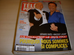 TELE POCHE 2348 07.02.2011 Gerard VIVES LAGAF' Daniele GILBERT LEAR FREMONT - Television