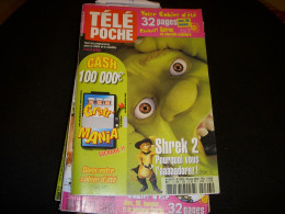 TELE POCHE 2003 28.06.2004 SHREK 2 NAGUI INTERVILLES CHABROL LAPAGLIA DIAMENT - Télévision