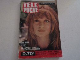 TELE POCHE 063 22.03.1967 Francois DORLEAC Arsene LUPIN VALMY 1792 SHEILA        - Televisie