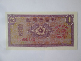 Korea South 1 Won 1962 Billet Neuf/1 Won 1962 UNC Banknote - Korea, Zuid