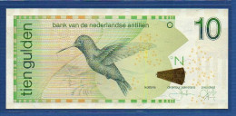 NETHERLANDS ANTILLES - P.28h – 10 Gulden 2016 UNC, S/n 2263387716 - Antilles Néerlandaises (...-1986)