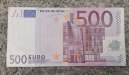 European Union  500 Euro Banknote 2002 Rare Z Series Belgien 500€ 2002 - 500 Euro