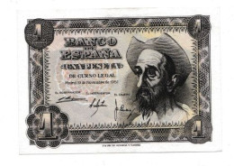 Espanha - Billete Una Peseta 1951 (mbc) - 1-2 Pesetas