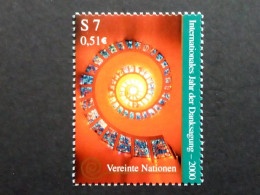 UNO WIEN MI-NR. 302 POSTFRISCH(MINT) INTERNATIONALES JAHR DER DANKSAGUNG 2000 BUNTGLASFENSTER - Verres & Vitraux