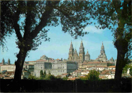 Espagne - Espana - Galicia - Santiago De Compostela - La Catedral Desde El Paseo De La Herradura - La Cathédrale Depuis  - Santiago De Compostela