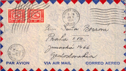 1953 KITCHENER ONTARIO - PRAGA , SOBRE CIRCULADO , CORREO AÉREO - Brieven En Documenten
