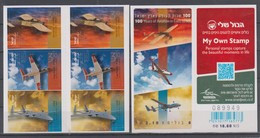 ISRAEL 2014 100 YEARS OF CIVIL AVIATION AIRPLANE BOOKLET - Carnets