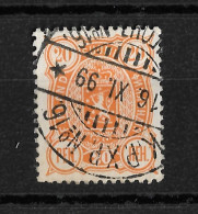 Finland 1889 20p Railway TPO Postmark K.P.X.P. No 16, Hankö-Hyvinkää Line. Michel 30B - Gebraucht