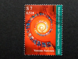 UNO WIEN MI-NR. 302 GESTEMPELT(USED) INTERNATIONALES JAHR DER DANKSAGUNG 2000 BUNTGLASFENSTER - Used Stamps