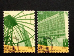 UNO WIEN MI-NR. 309-310 GESTEMPELT(USED) 55 JAHRE VEREINTE NATIONEN 2001 - Used Stamps