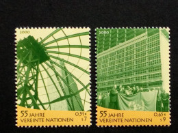UNO WIEN MI-NR. 309-310 POSTFRISCH(MINT) 55 JAHRE VEREINTE NATIONEN 2001 - Unused Stamps
