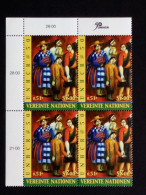 UNO WIEN MI-NR. 325 POSTFRISCH(MINT) 4er BLOCK RESPEKT FÜR FLÜCHTLINGE 2000 UNHCR - Unused Stamps