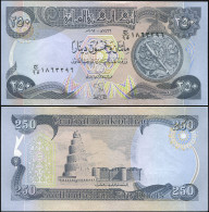 IRAQ 250 DINARS - ١٤٣٣ / 2012 - Paper Unc - P.91b Banknote - Iraq