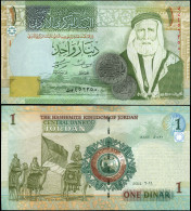JORDAN 1 DINAR - 2011 - Paper Unc - P.34f Banknote - Giordania