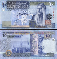 JORDAN 10 DINARS - 2013 / AH1434 - Paper Unc - P.36d Banknote - Jordan