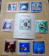 Egypt 1962, Complete SET Of The 10th Anniversary Of The Revolution With The Souvenir Imperf Sheet, MNH - Nuovi