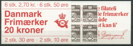 Dänemark 1984 Ziffern/Königin Markenheftchen MH 33 Postfrisch (D14241) - Carnets