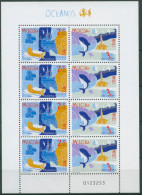 Macau 1998 Jahr Des Meeres: Wal, Segelschiff, Vögel 969/70 K Postfrisch (C6918) - Blocs-feuillets