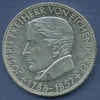 Deutschland 5 DM 1957 Joseph Freiherr V. Eichendorff, J 391 Ss-vz (m6589) - 5 Mark