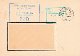 DDR Brief ZKD 1965 VEB Elektrokeramik Arthur Winzer - Central Mail Service