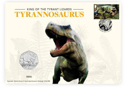 Great Britain United Kingdom UK 2024 Age Of The Dinosaurs T-Rex Coin Cover Big Unopened - Unclassified