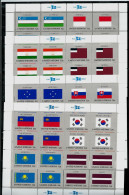 Flags - Drapeaux Année 1997 Et 1998  En Petites Feuilles De 4 Blocs  De Chaque Pays ** - Neufs