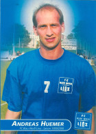 Autogrammkarte AK Andreas Andi Huemer FC Blau-Weiß Linz 99-00 BW SK VÖEST Stahl Keli Marchtrenk SV Traun GW Micheldorf - Authographs