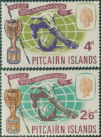 Pitcairn Islands 1966 SG57-58 World Cup Football Set MNH - Islas De Pitcairn