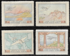 GREECE 1926 Airmail Patagonia Complete MH Set Vl. A 1 / 4 - Ungebraucht