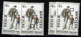 1752 X 4  **  Taches Brunes Diverses - 1961-1990