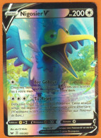 Carte Pokemon Nigosier V Pv 200 155/202 Tir Rejet - Lots & Collections